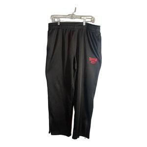 Tapout Pants Mens Large Black Red Drawstring‎ Pockets Lounge Athletic